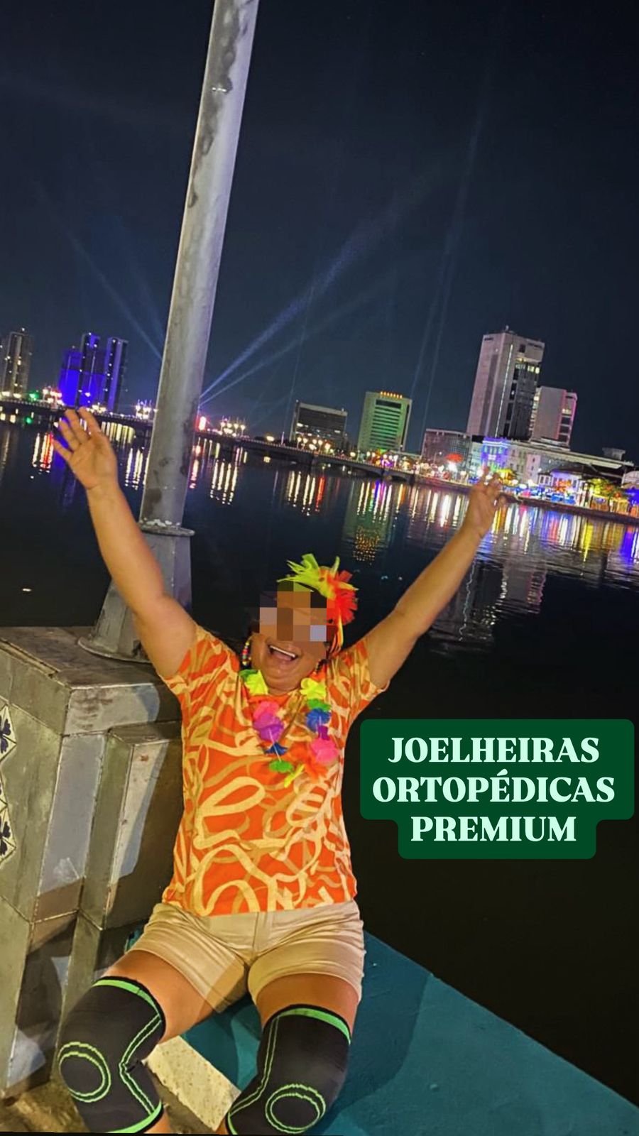 Cliente pulando no Carnaval sem dores